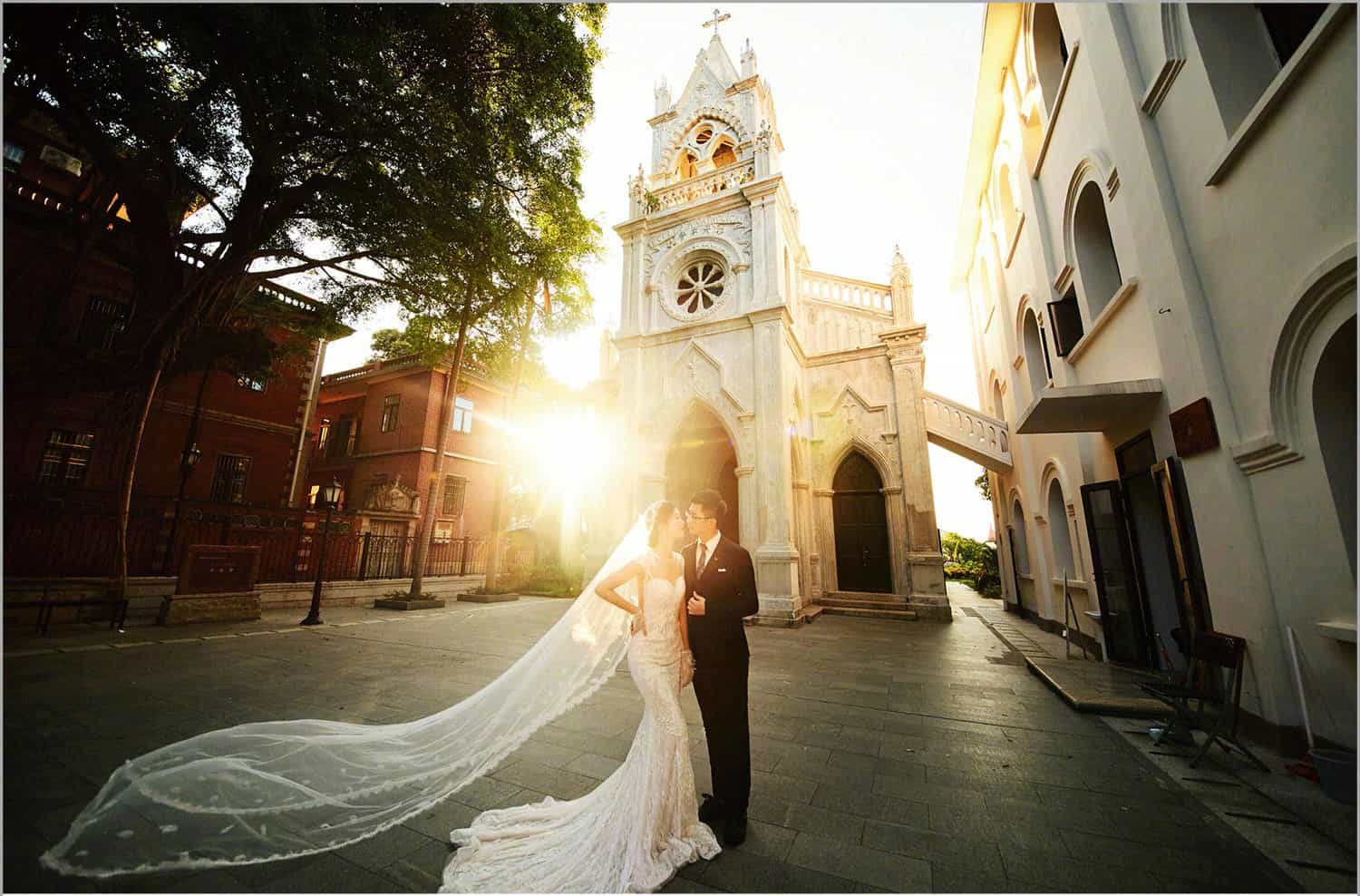 分享4个短发新娘的北京婚纱摄影拍照技巧