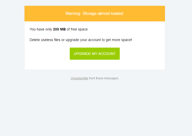 email template